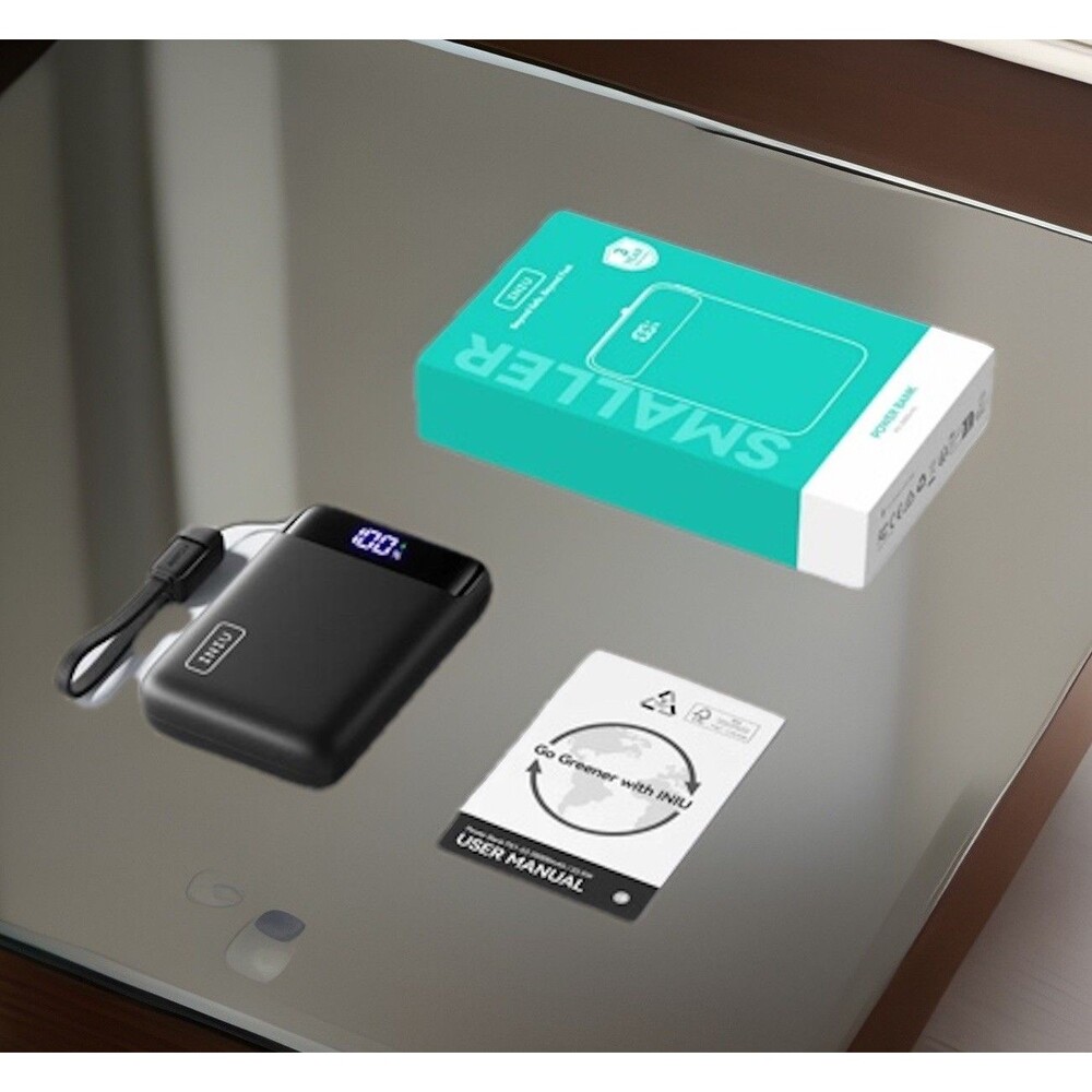 INIU Smaller P41 10000mAh Portable Charger, Slim Lightweight Power Bank